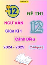12 Đề thi Ngữ văn 12 giữa Kì 1 Cánh Diều 2024-2025 (Có đáp án)